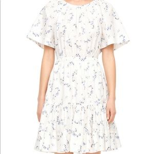 Rebecca Taylor FRANCINE FLORAL POPLIN DRESS